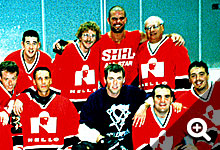 Nello's roller hockey team claims the league championship at Southpointe Iceoplex!! Can you find Bob Skrzyniarz, Gino Torriero, and Billy Hinton?